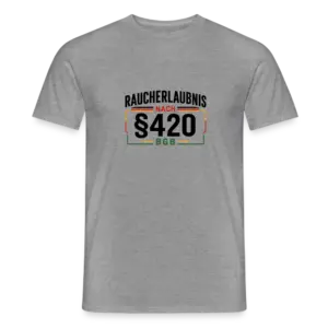 Raucherlaubnis T-Shirt